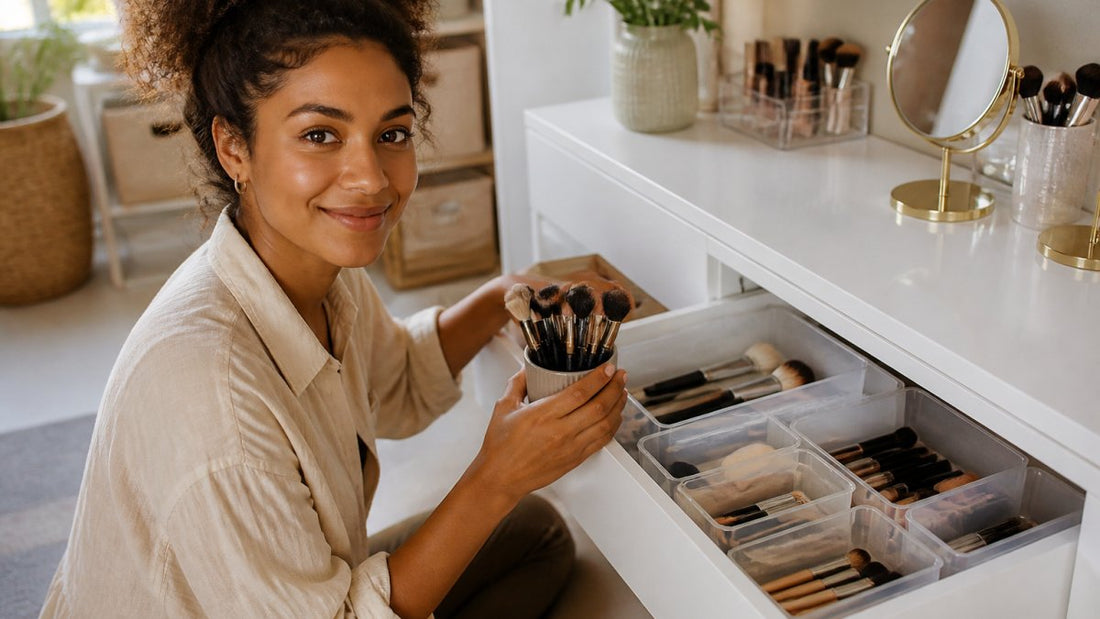 How to Store Makeup Brushes in Small Spaces