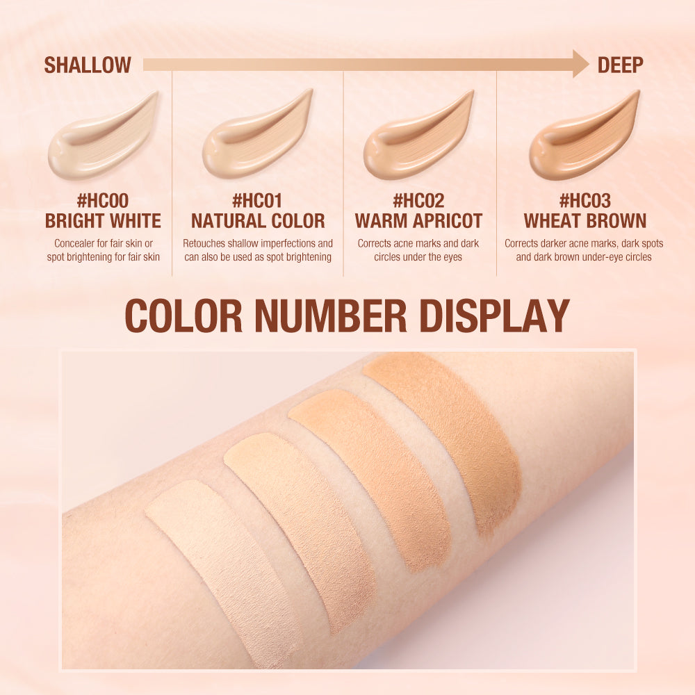 O.TWO.O Liquid Concealer 10ml - Waterproof & Long-Lasting