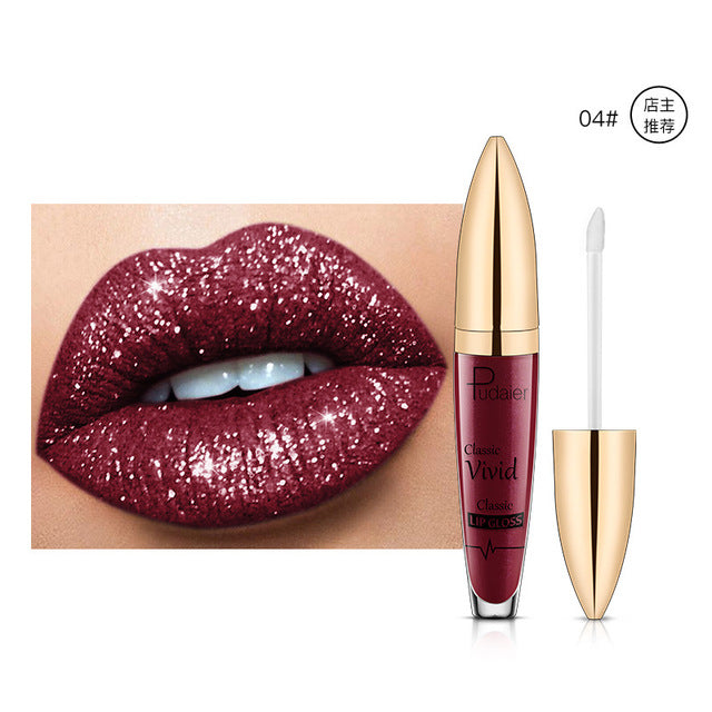 Pearlescent Matte Lip Gloss Non-Stick Long Lasting Makeup