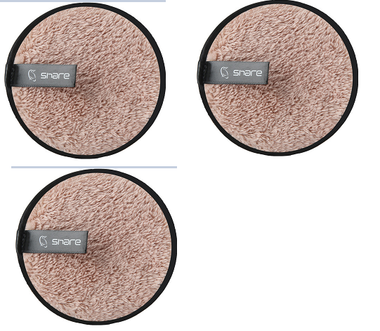 Water Clean Lazy Makeup Remover Puff - Double-Sided Velvet