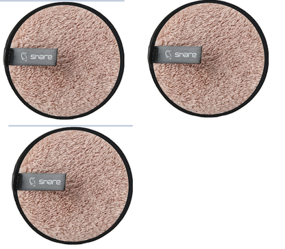 Water Clean Lazy Makeup Remover Puff - Double-Sided Velvet