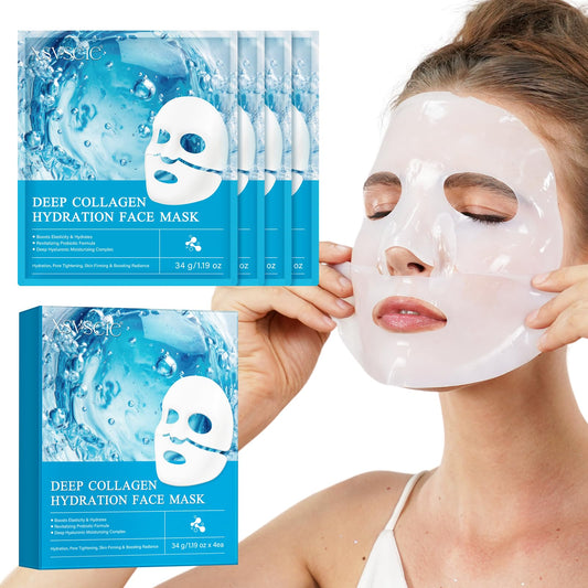 HydroBoost Collagen Mask - 4 Pack