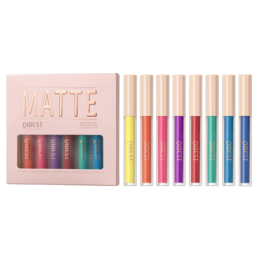 QIBEST Matte Duo Eyeshadow & Blush Set