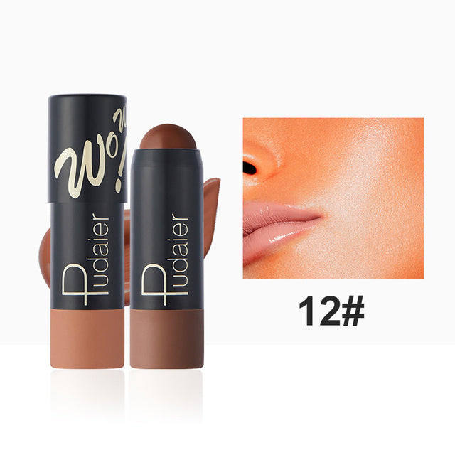Pudaier Long-lasting Matte Foundation Stick for Dark Skin