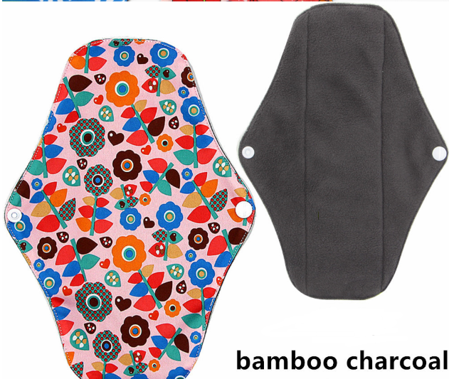 Washable Bamboo Cotton Sanitary Pads with Waterproof Layer