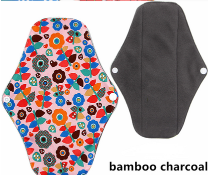 Washable Bamboo Cotton Sanitary Pads with Waterproof Layer