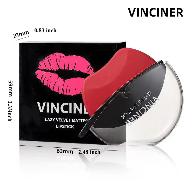 Lazy Lipstick Matte Waterproof Long-Lasting Lip Gloss