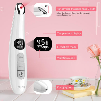 Eye Massager with Heating Function for Dark Circles