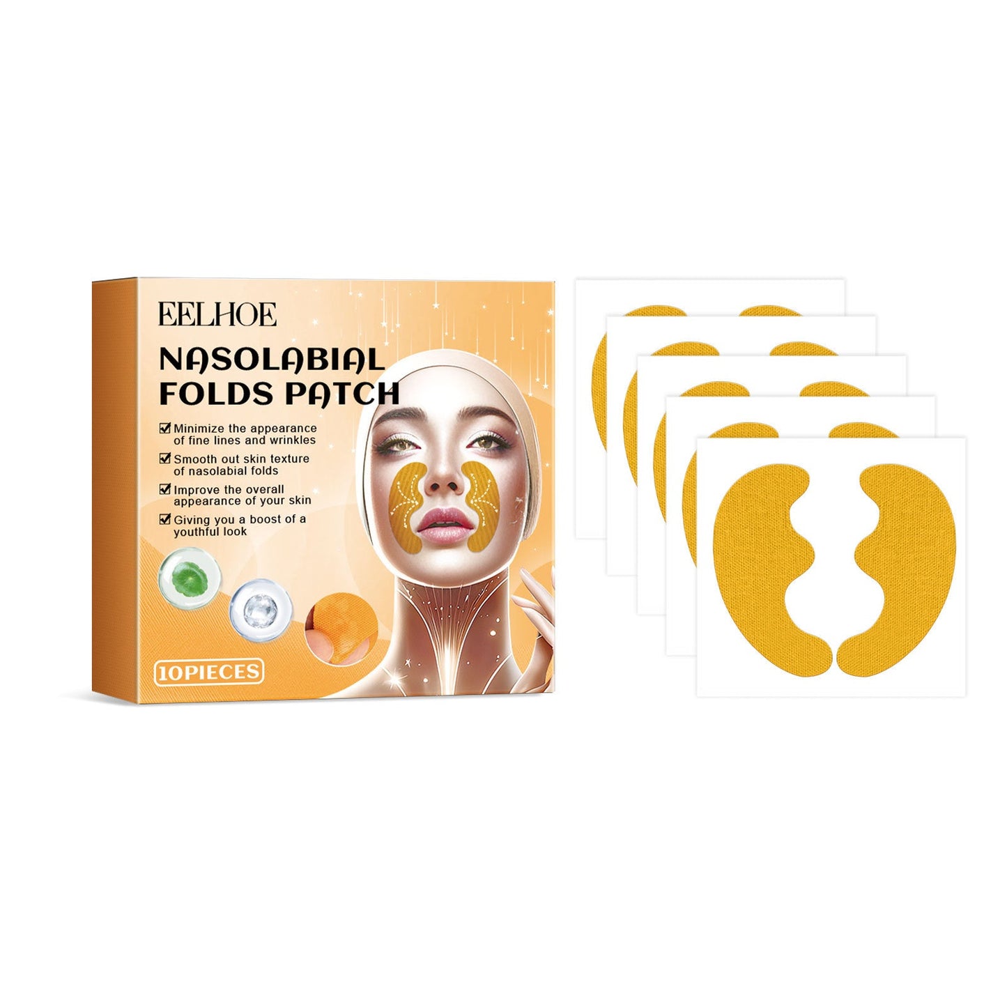 Smoothing Nasolabial Patches with Collagen and Glycerin