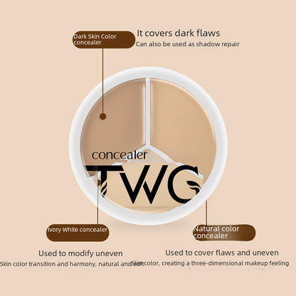 TWG Multi-Color Concealer for Blemishes and Dark Circles