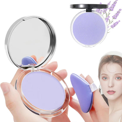 Jelly Matte Pressed PowderClear Matte Oil Control Face Pressed Powder—Long Lasting Finishing & WaterproofUltimate Blurring Setting Powder Creating Soft Makeup—Free with Powder Puff(1PCS)