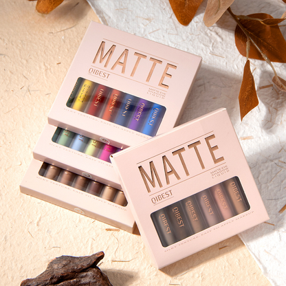 QIBEST Matte Duo Eyeshadow & Blush Set