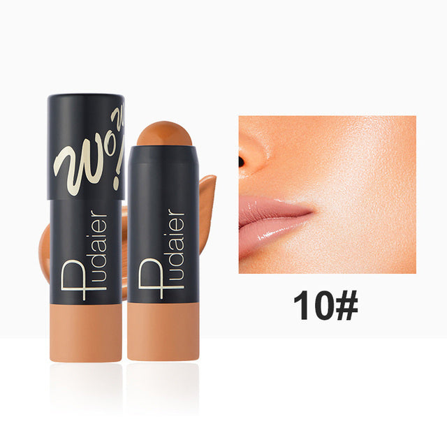 Pudaier Long-lasting Matte Foundation Stick for Dark Skin