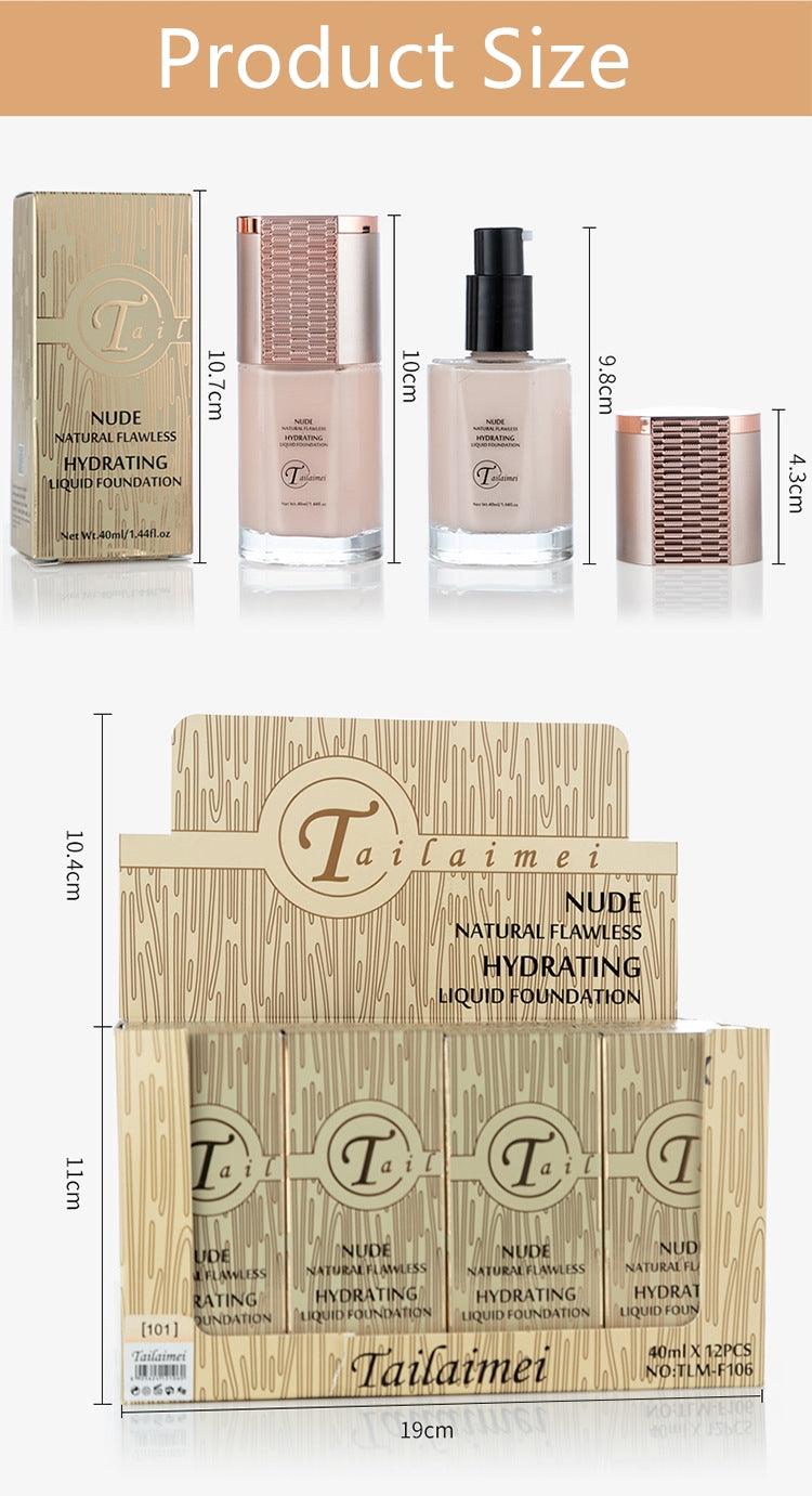 TLM Ivory White Foundation - Brightening and Long-lasting