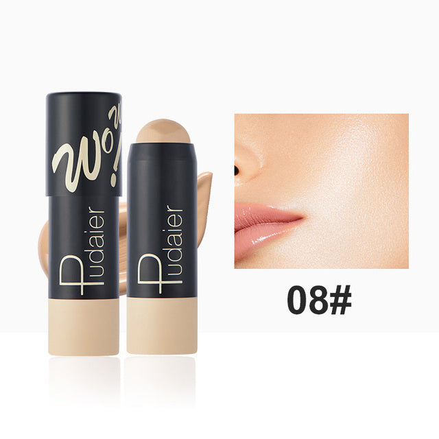 Pudaier Long-lasting Matte Foundation Stick for Dark Skin