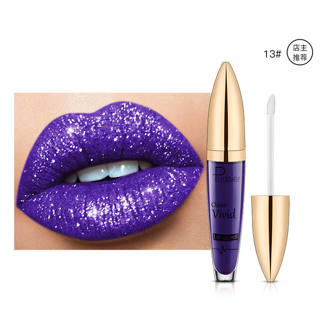 Pearlescent Matte Lip Gloss Non-Stick Long Lasting Makeup