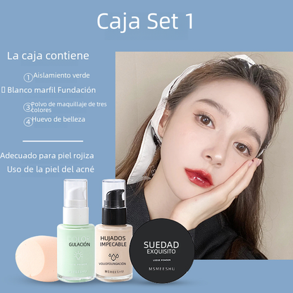"Beauty Essentials Makeup Set: Foundation, BB Cream & More"