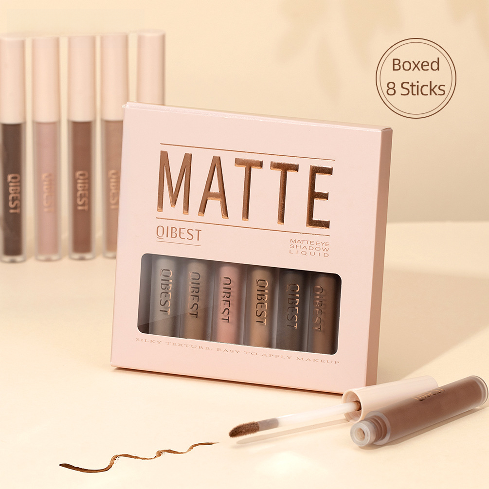 QIBEST Matte Duo Eyeshadow & Blush Set