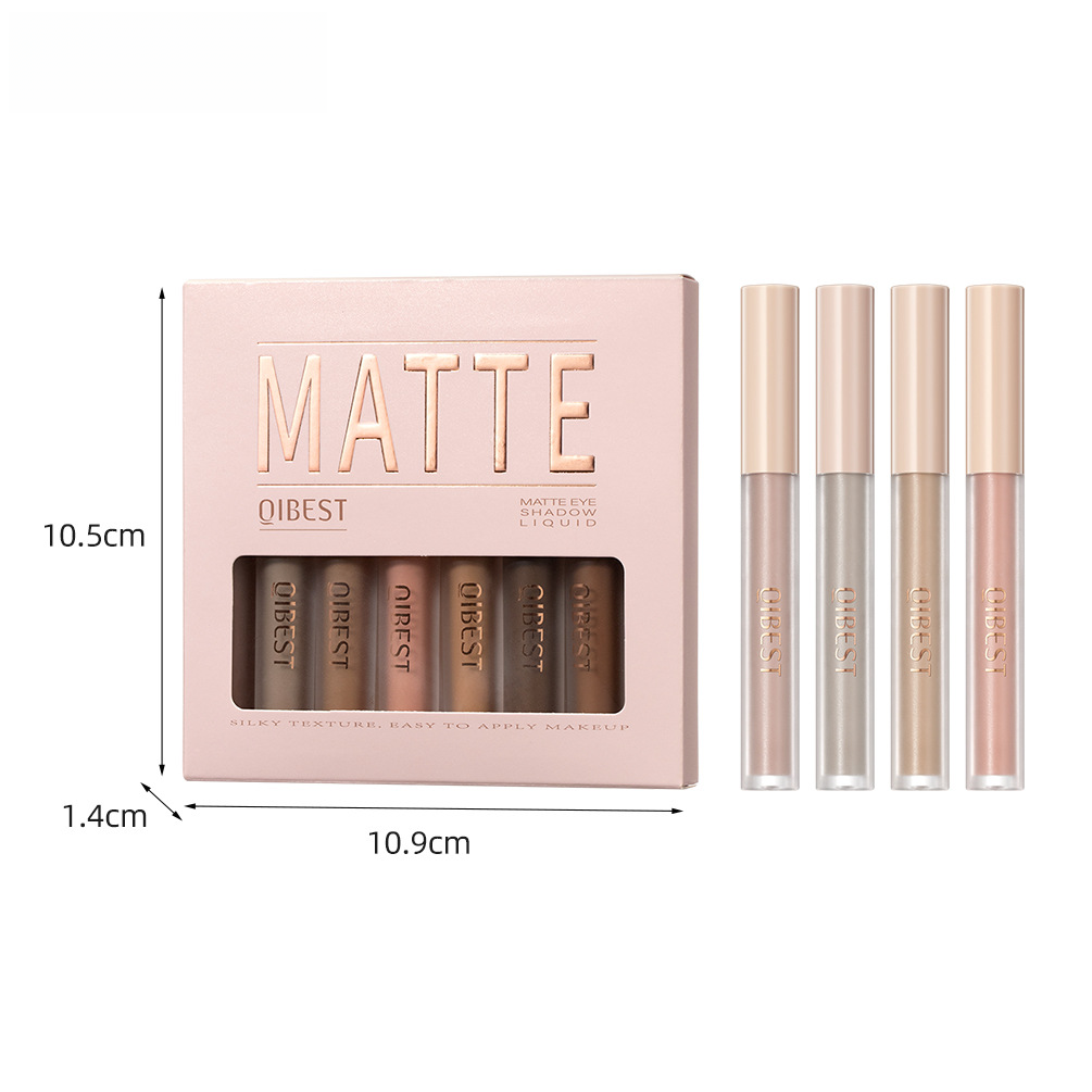 QIBEST Matte Duo Eyeshadow & Blush Set