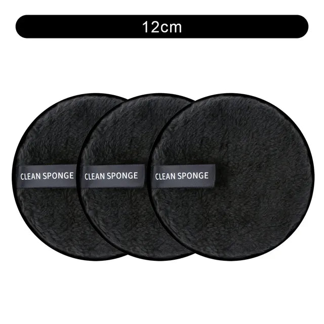 Set of 3 Reusable Makeup Remover Pads and Towels