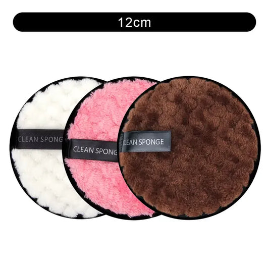 Set of 3 Reusable Makeup Remover Pads and Towels