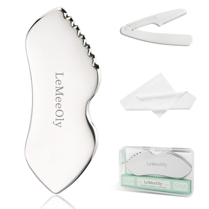 Lemeeoly Stainless Gua Sha Facial Sculptor