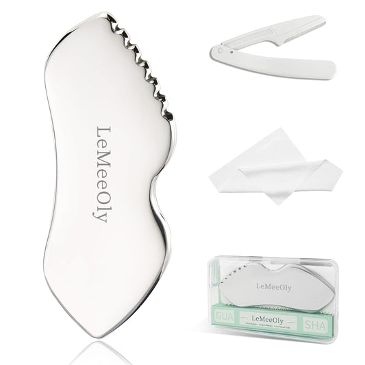 Lemeeoly Stainless Gua Sha Facial Sculptor