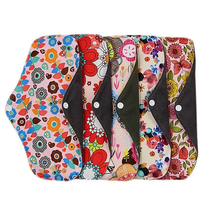 Washable Bamboo Cotton Sanitary Pads with Waterproof Layer